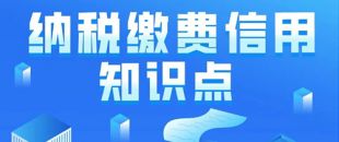納稅繳費信用知識點-納稅繳費信用是社會信用體系的重要組成部分